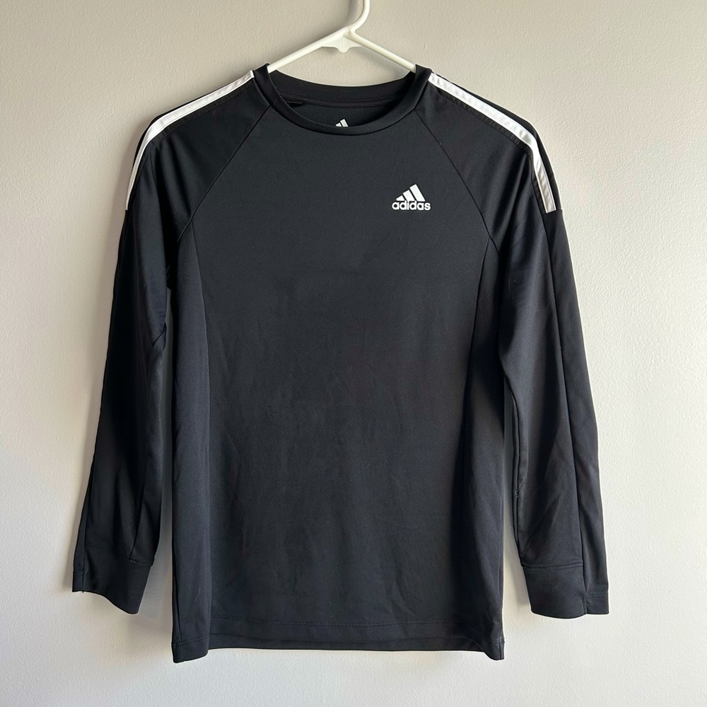 Adidas Basic Black Long Sleeve Dri-FIT T-Shirt